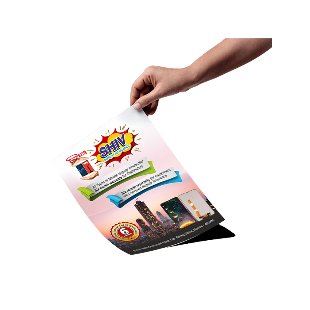 profit design broucher services mockup