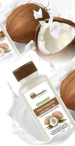 Profit design coconut oil bottle sticker