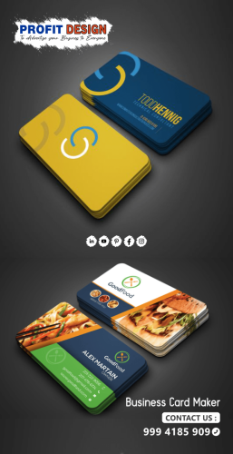 Profit Design Banner Business Card Maker