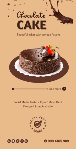 Profit Design Banner Cake Shop